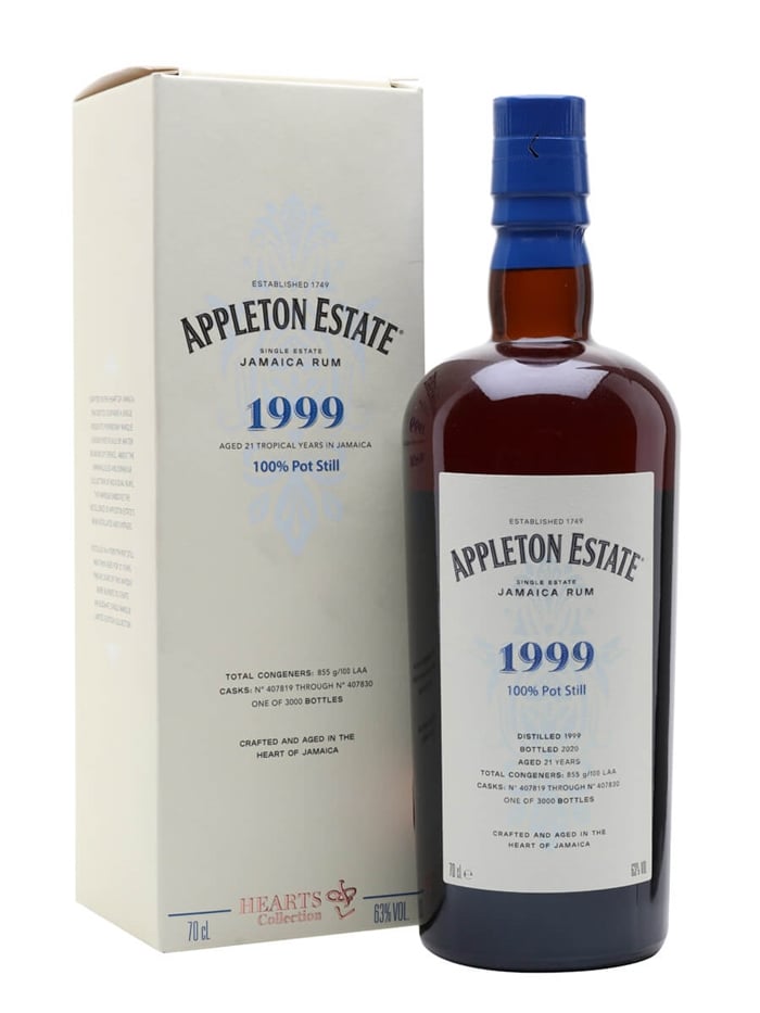 Appleton Estate 21 Year Old Hearts Collection 1999 | 700ML
