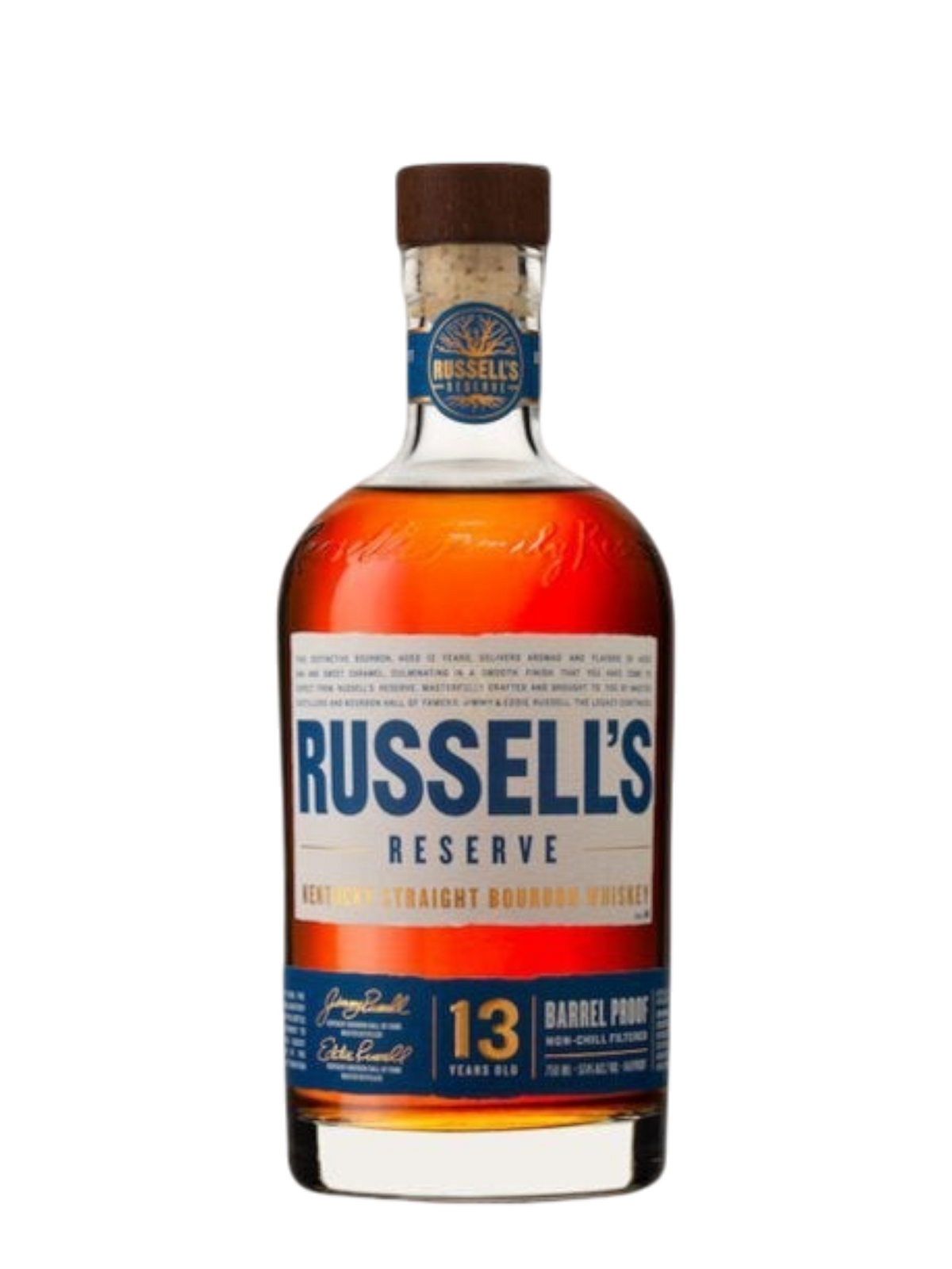 Russell's Reserve Barrel Proof 13 Yr Kentucky Straight Bourbon Whiskey 2025.