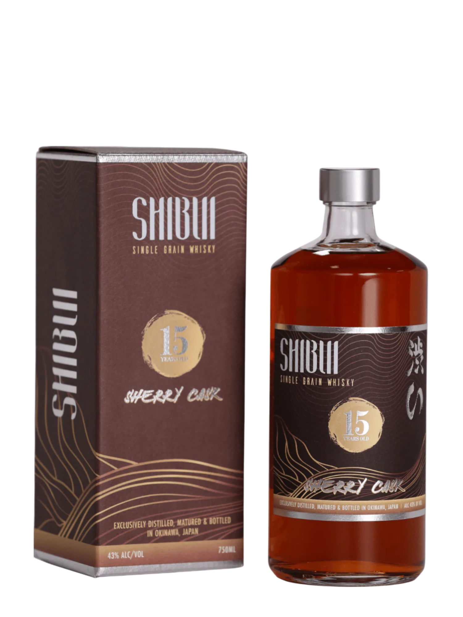 Shibui Single Grain Whiskey ,Sherry Cask 15 Years 750ml