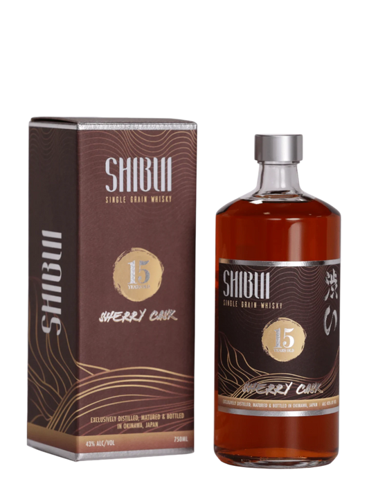 Shibui Single Grain Whiskey ,Sherry Cask 15 Years 750ml