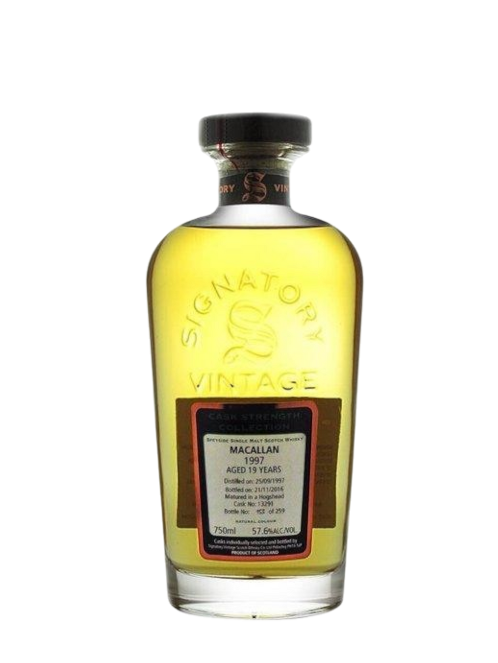Signatory Vintage Macallan 19 Year Old 750ml
