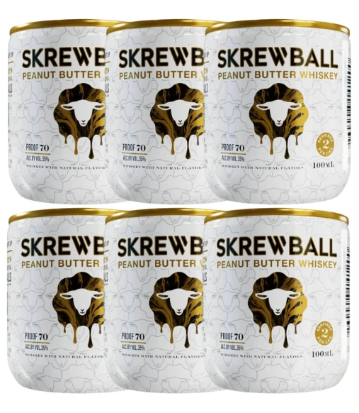 Skrewball Peanut Butter Whiskey In Can 100ml