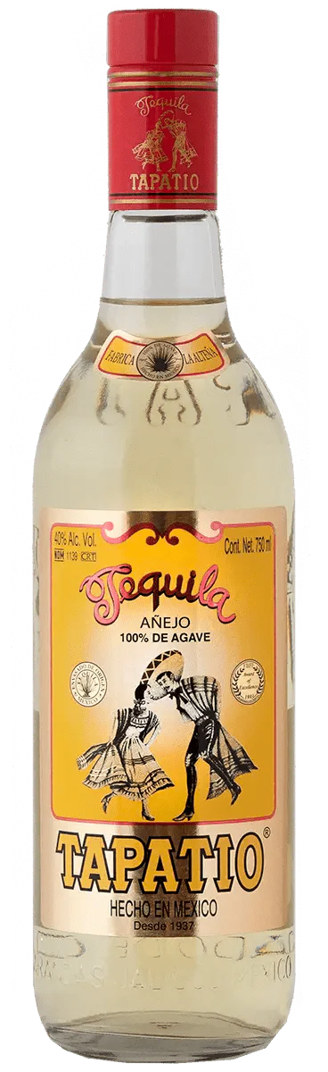 Tapatio Anejo Tequila 100% Puro De Agave 80 Proof