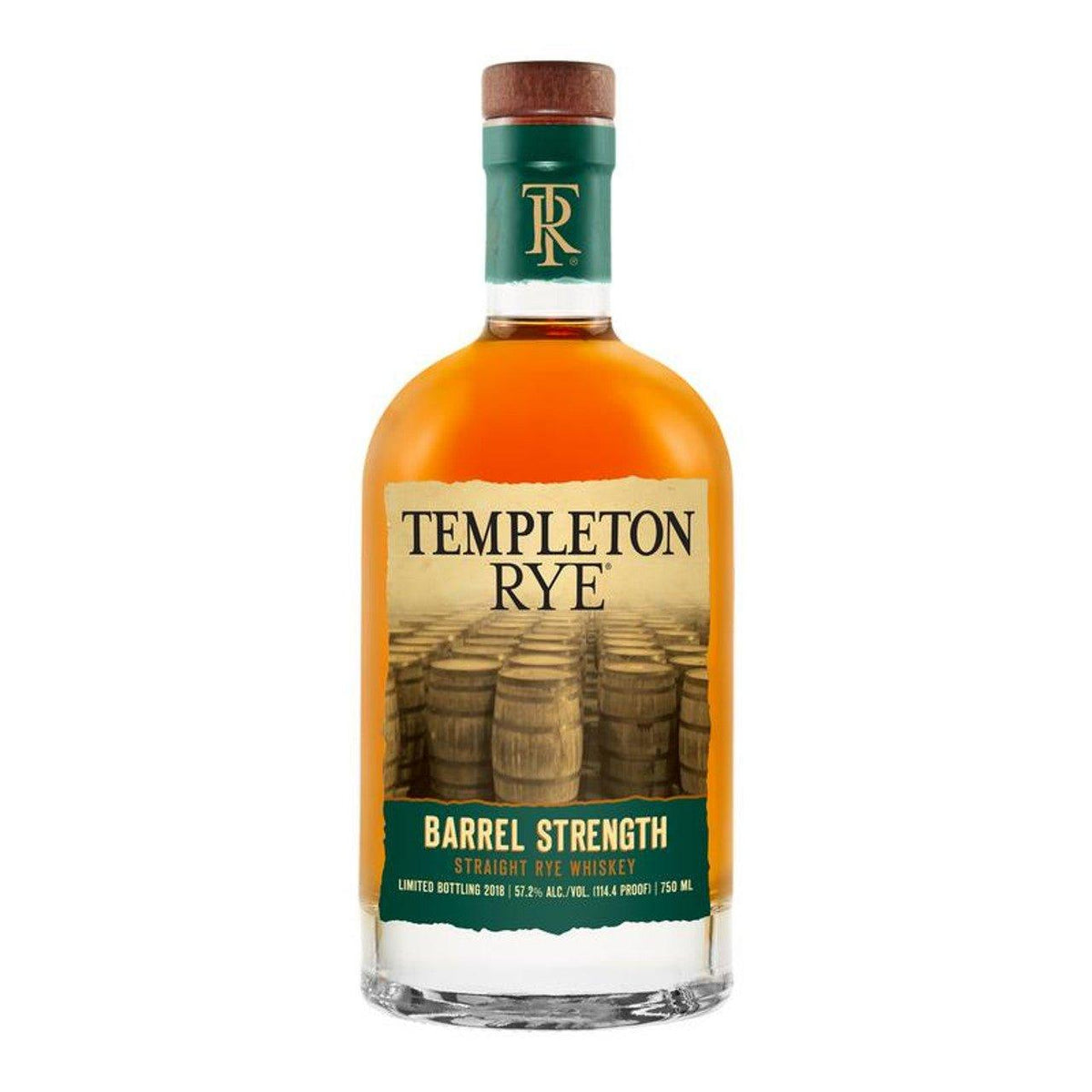 Templetion Rye Barrel Strength 750ml - Preet's Barrel