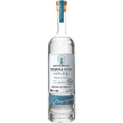 Tequila Ocho Plata Blanco/Silver 750ml,.