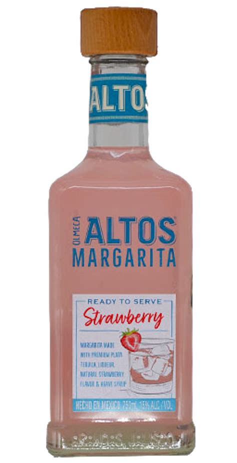 Olmeca Altos Strawberry Margarita RTD 750ml