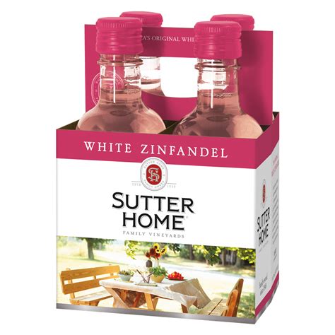 Sutter Home White Zinfandel 4x187ml
