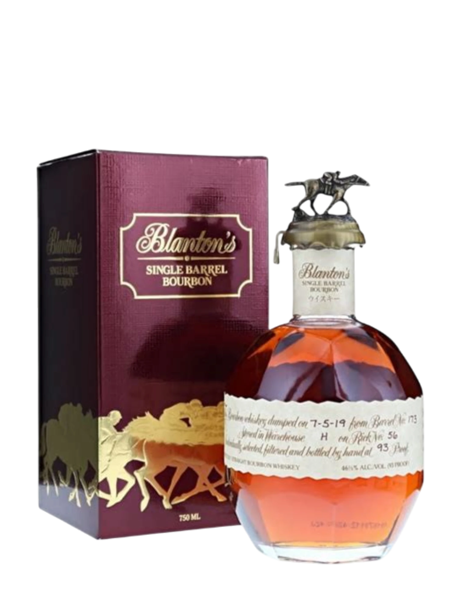 Blanton's Single Barrel 'Red Takara' Japanese Edition Kentucky Straight Bourbon Whiskey 750ML