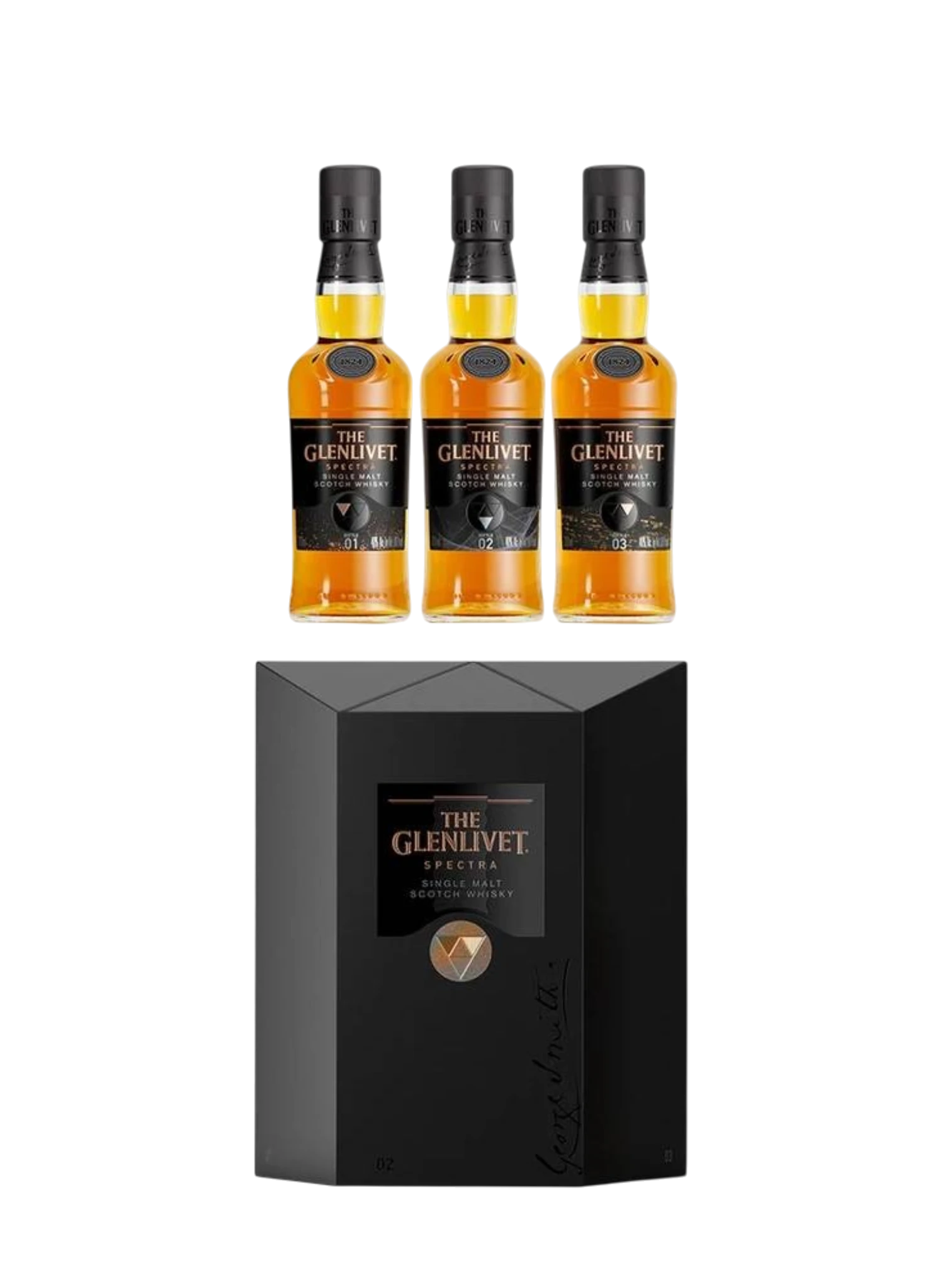 The Glenlivet Single Malt Scotch Spectra 200Mlx3