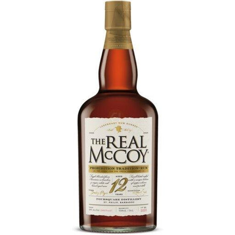 The Real Mccoy Aged Rum Prohibition Tradition 12 Years Old 100 Proof - Preet's Barrel