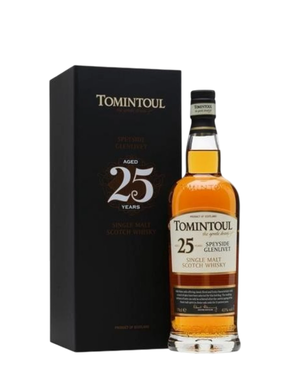 Tomintoul 25 Years Old Single Malt Whiskey 750ml