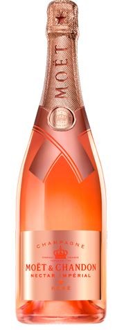 Moet & Chandon Nectar Imperial Rose Champagne Light Up 750Ml