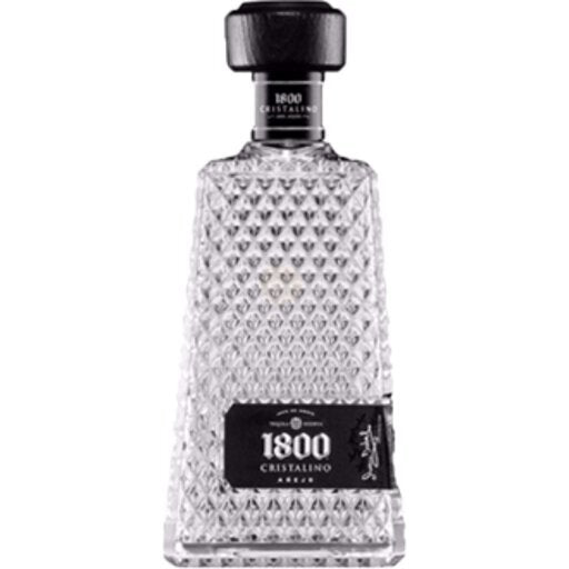 1800 Cristalino Anejo Tequila 750ml - Preet Barrel Co.
