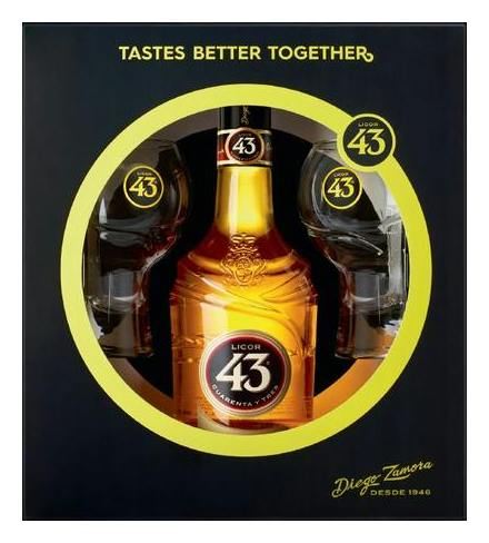 Licor 43 W/2 Gls 750ml