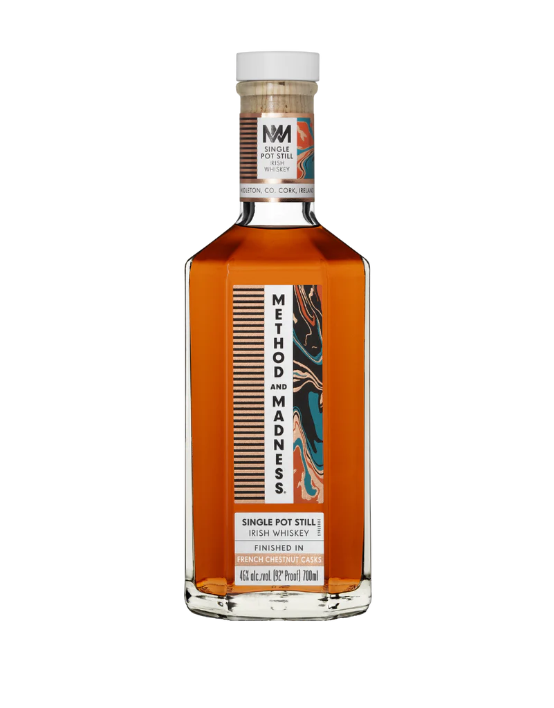 Method And Madness Single Pot Still Irish Whiskey Triple Distilled Rye And Malt Ex-Bourbon Casks Usa,..