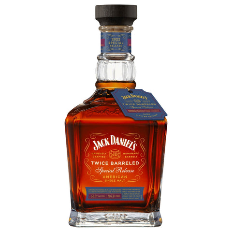 Jack Daniel's Twice Barreled 2022 Special Release: American Single Malt Whiskey 750ml