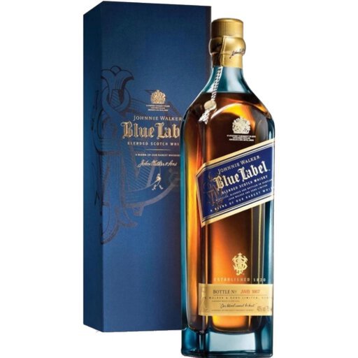 Johnnie Walker Blue Label Scotch Whisky W/2 Glasses'..