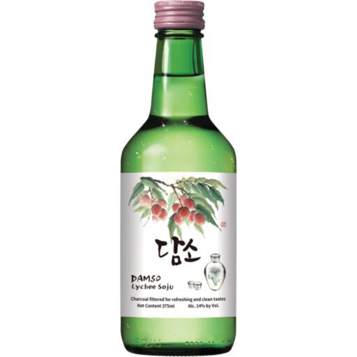 Damso Lychee Korean Soju 375ml