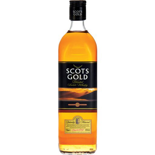 Scots Gold Black Label Blended Scotch Whisky Scotland 750ml
