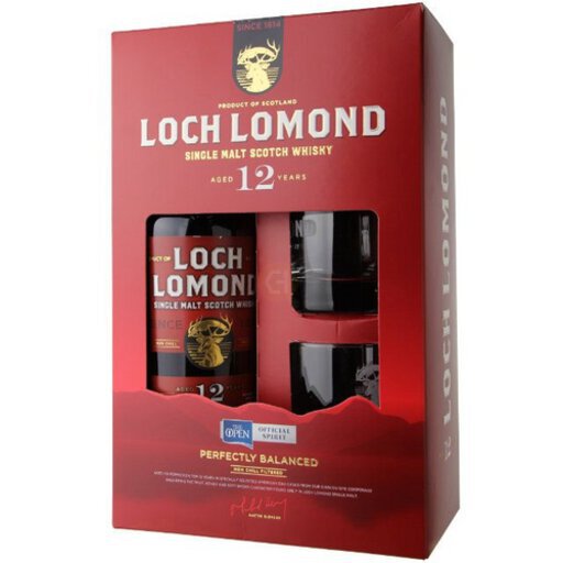 Loch Lomond 12 Year Old Single Malt Scotch Whisky Gift Set'..