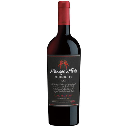 Menage A Trois Midnight Dark Red 750ml