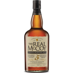 The Real McCoy 5YR Single Blended Aged Rum, 80 Proof 750ml