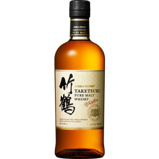 Nikka Taketsuru Pure Malt White Label Japanese Whisky,.