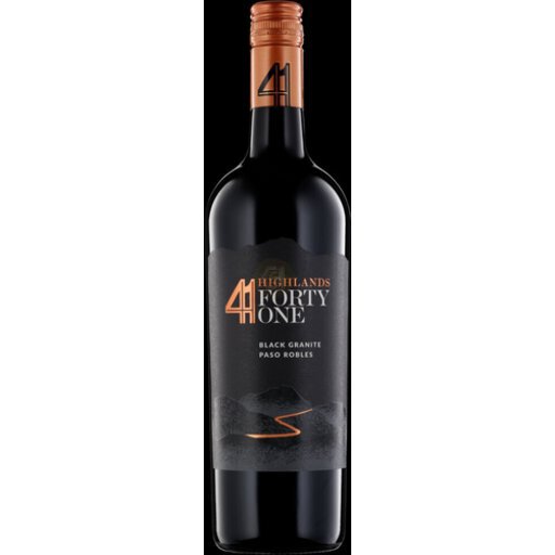 Highland Forty Onebalck Granite Paso Robles Red Blend