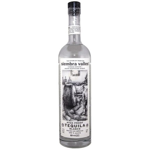 Siembra Valles High Proof Blanco Tequila 100 De Agave 94 Proof Nv