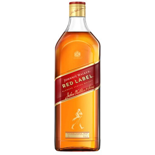 Johnnie Walker Red Label Blended Scotch Whiskey Plastic Btle 1.75L'.