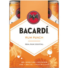 Bacardi Cocktails Rum Punch RTD Cocktail Cans