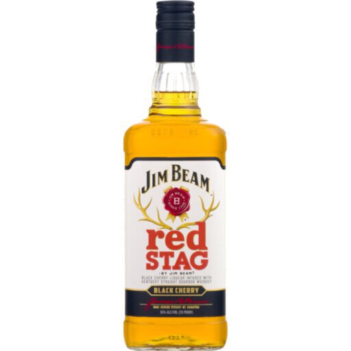 Jim Beam Red Stag Black Cherry Bourbon Whiskey 1L