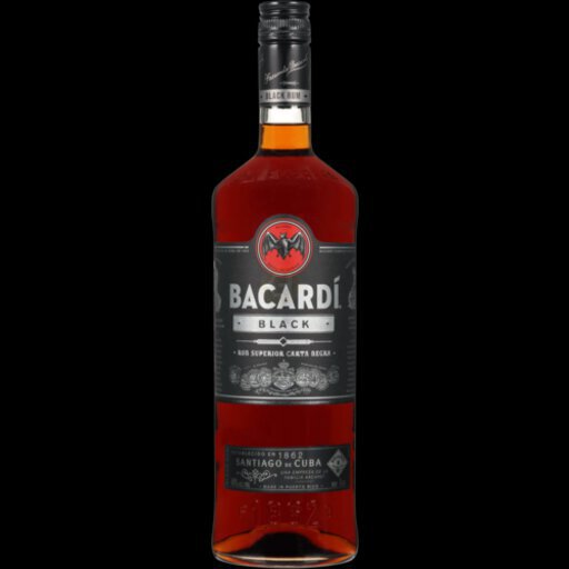 Bacardi Black Rum 1L