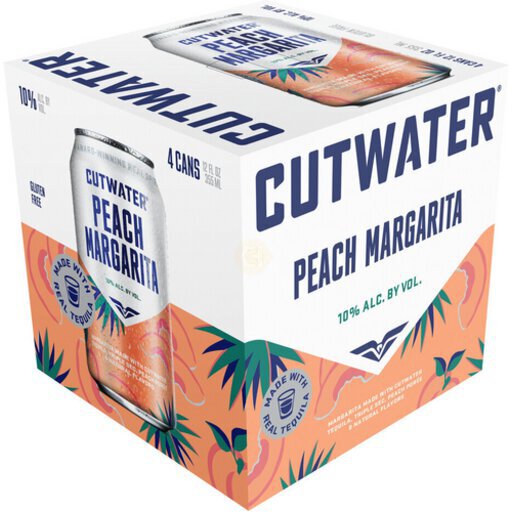 Cutwater Peach Margarita 4pk Can