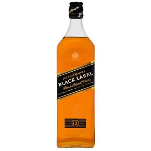 Johnnie Walker Black With 2 Highball Glasses