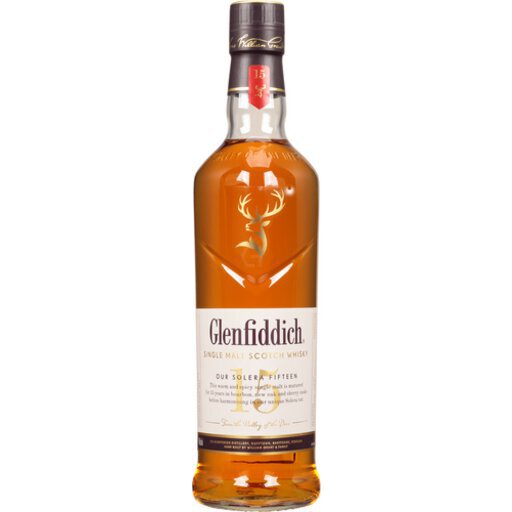 Glenfiddich 15 Year Old Solera Single Malt Scotch Whisky 750ml