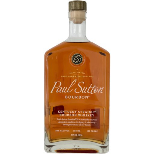 Paiul Sutton Staraight Bourbon Whiskey Year 100 Proof