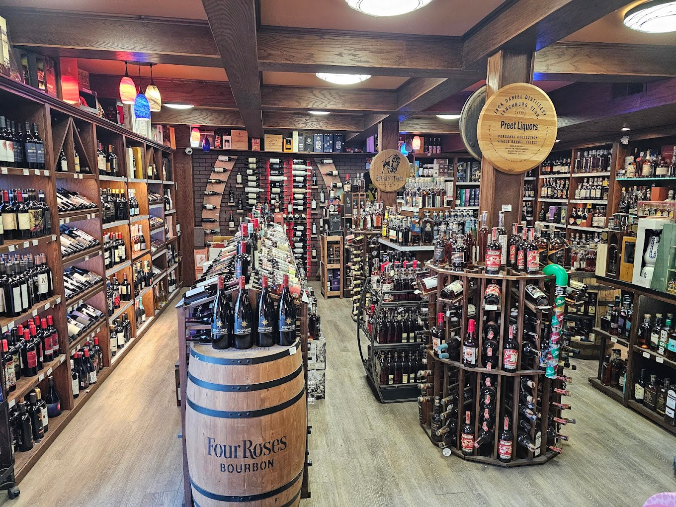 Preet's Liquors cellar